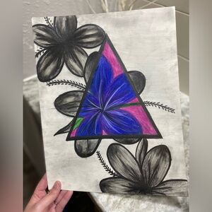 Flower Color Pop Illustration *WILL COME FRAMED*